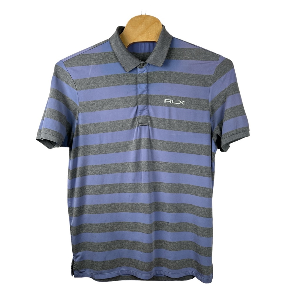Ralph‎ Lauren RLX Men's Purple & Gray Short Sleeve Polo Size XXL
